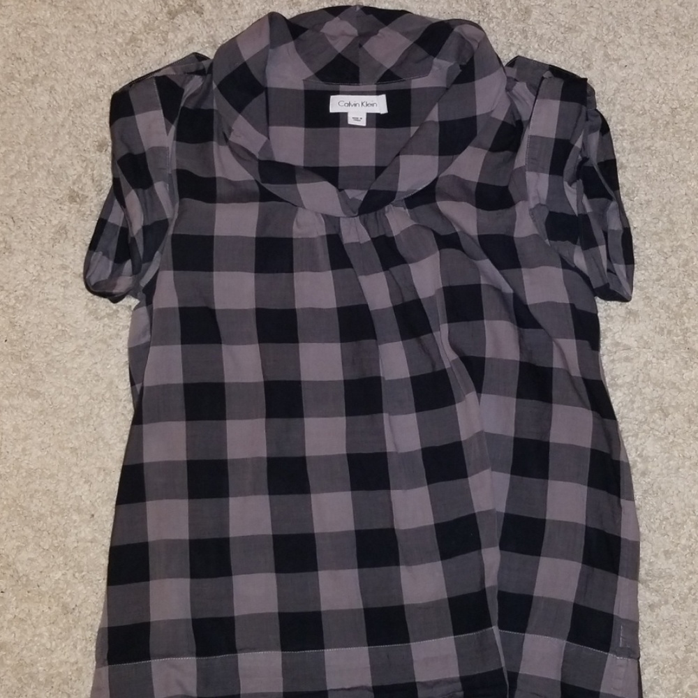 Calvin Klein scoop neck top